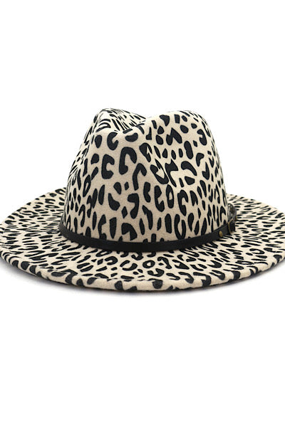 Leopard Fashion Panama Hats