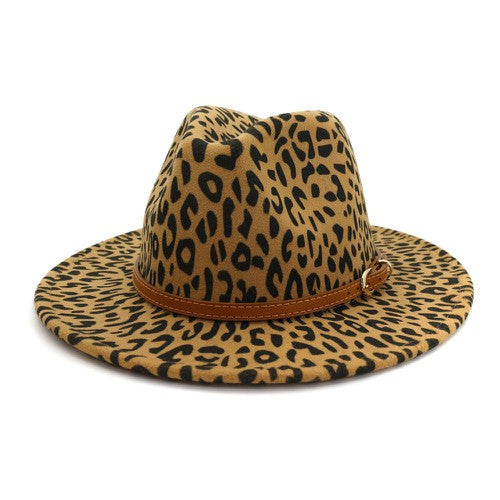 Leopard Fashion Panama Hats