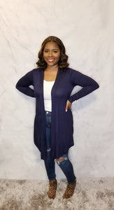 Long Sleeve Open Front Cardigan