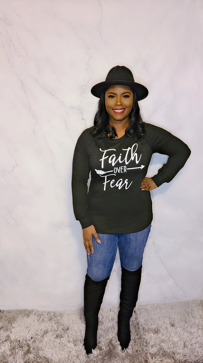 Faith Over Fear Sweatshirt