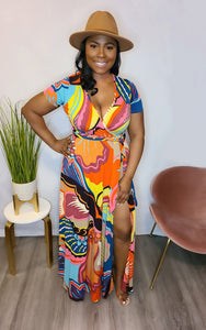 Multi Colored Maxi Dress