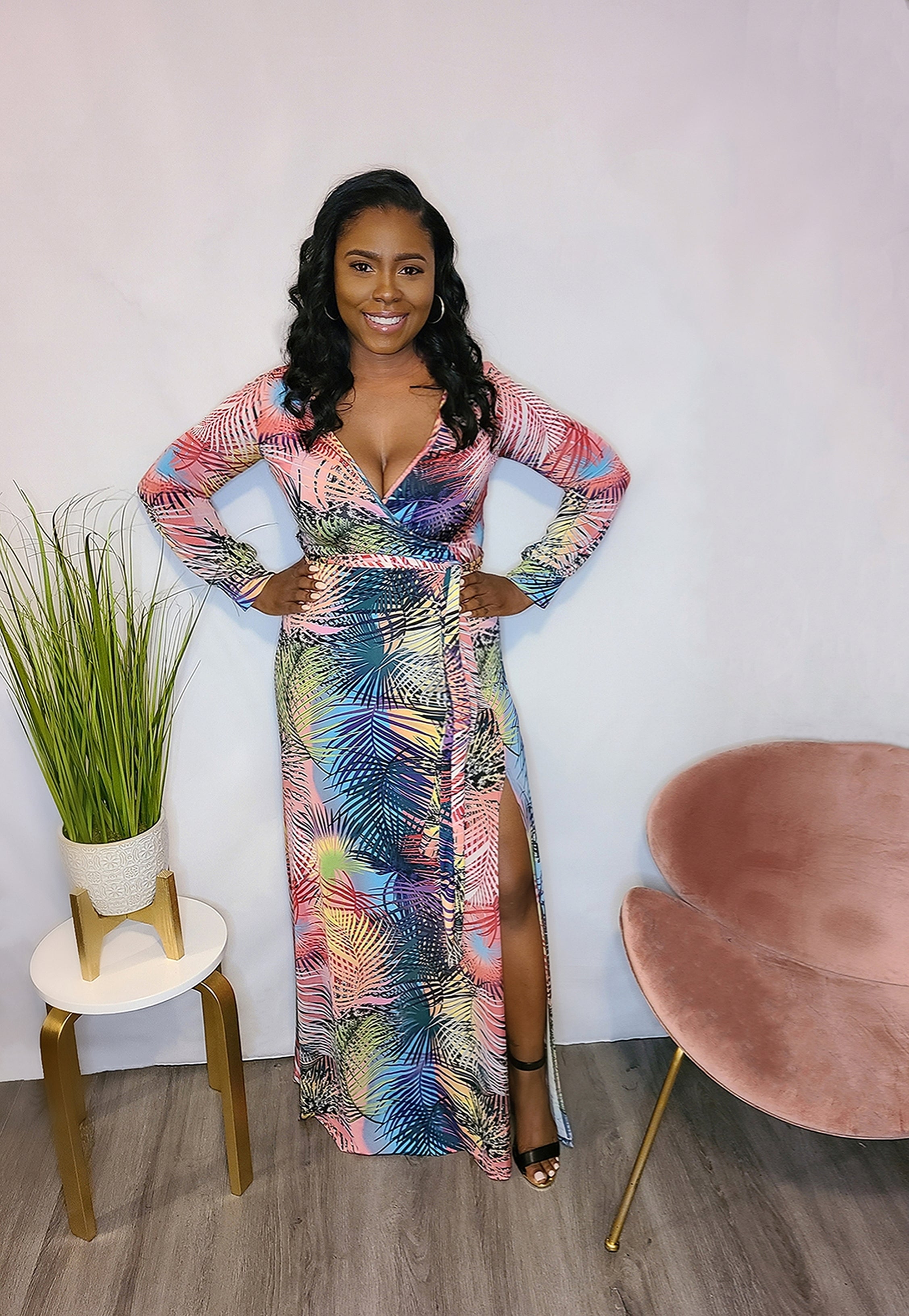 Tropical Maxi Dress