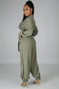 Button Up Jumpsuit