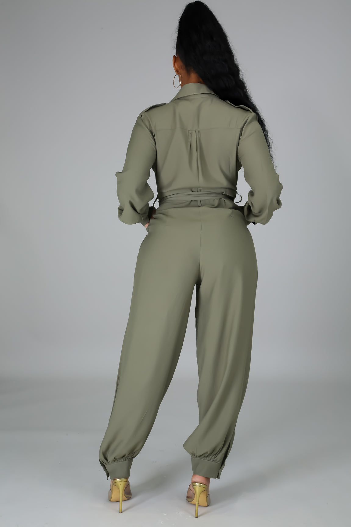 Button Up Jumpsuit