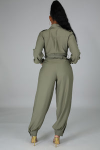 Button Up Jumpsuit