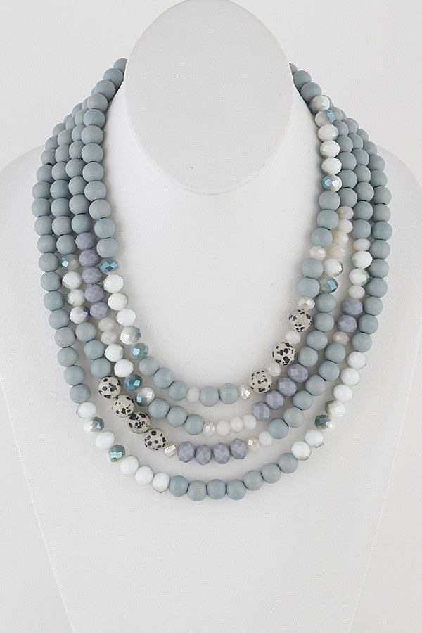 Layered Beaded Necklace