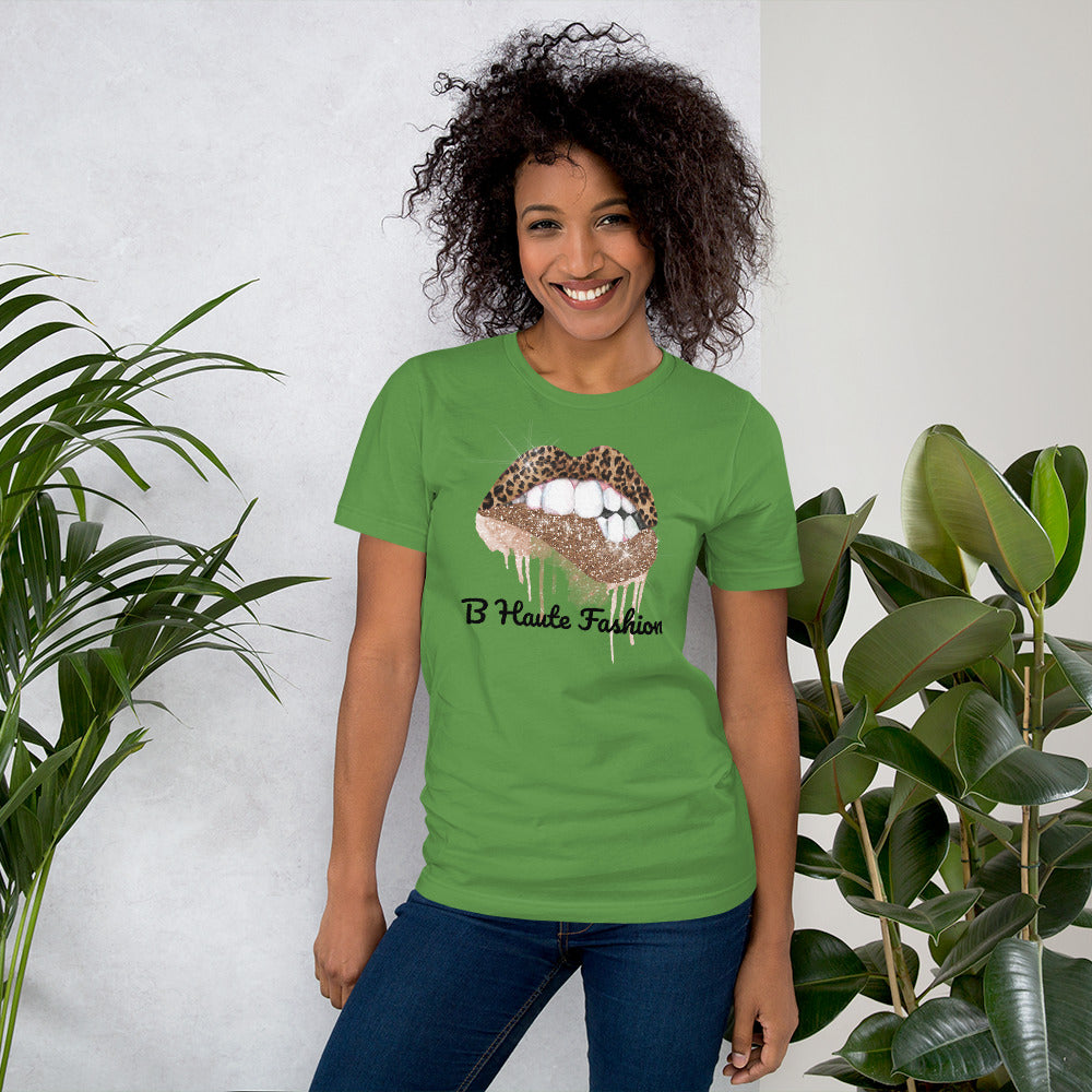Glitter Lips Short-Sleeve T-Shirt