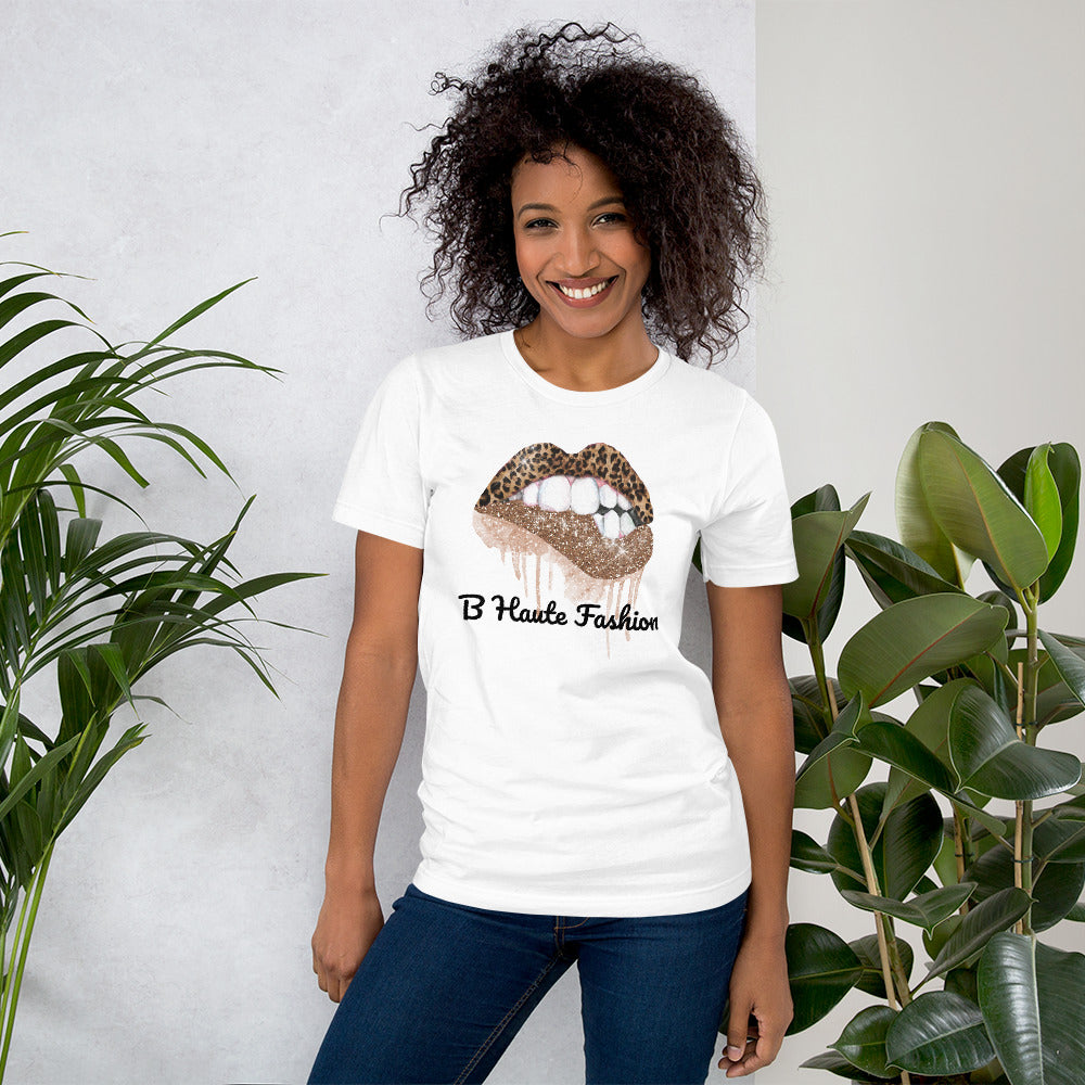 Glitter Lips Short-Sleeve T-Shirt