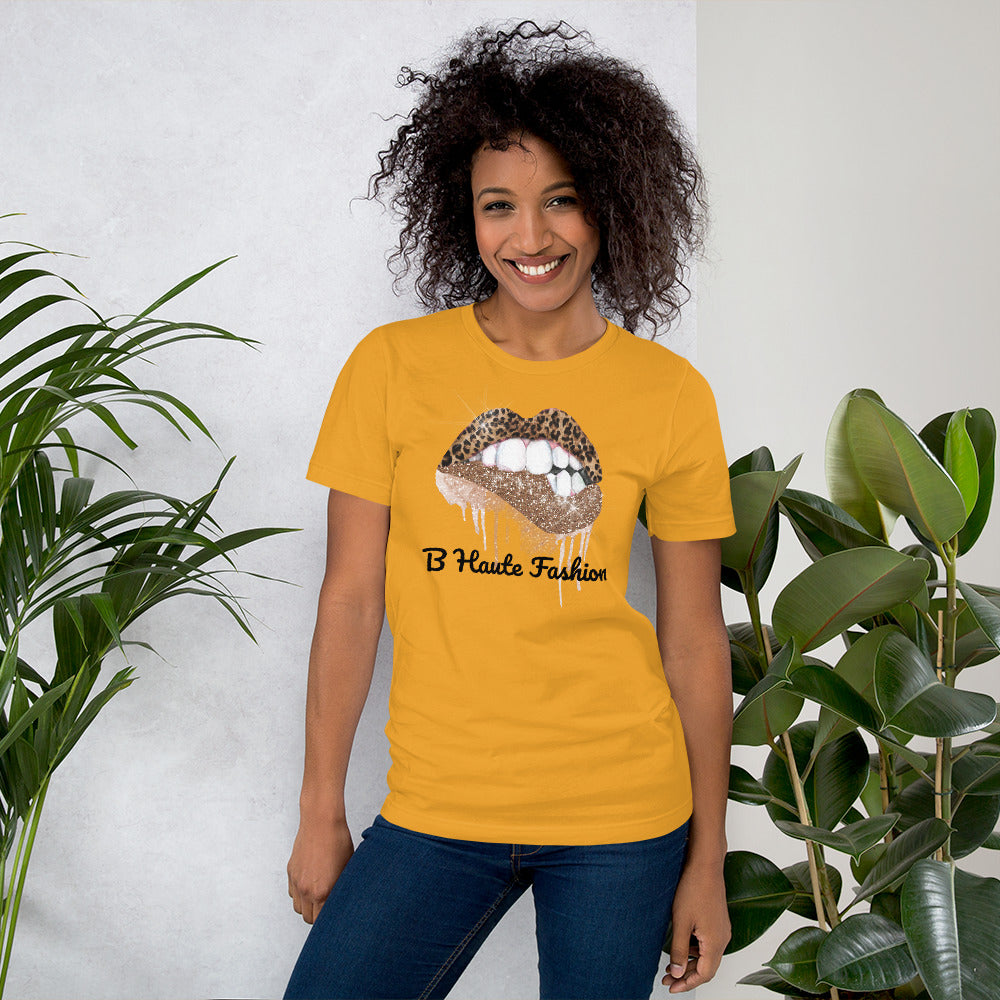 Glitter Lips Short-Sleeve T-Shirt
