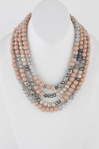 Layered Beaded Necklace